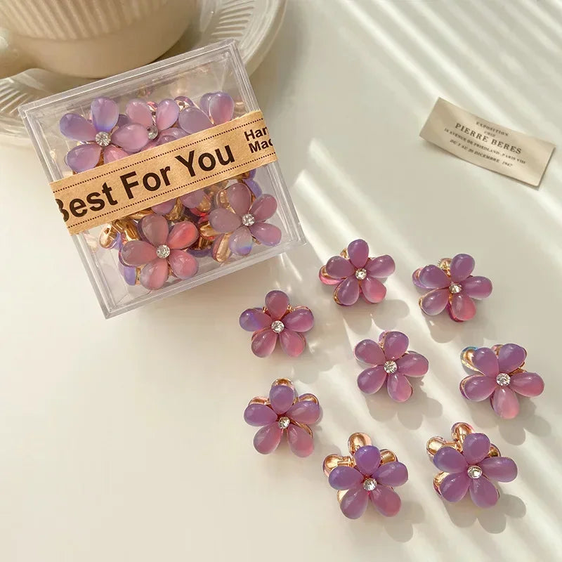 Mini Flower Hairclips