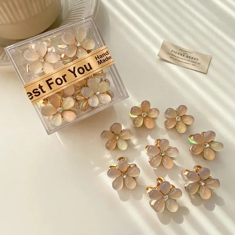 Mini Flower Hairclips